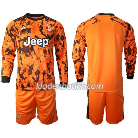 Juventus Barn Tredjedraktsett 2020-2021 Langermet (+ Korte bukser)